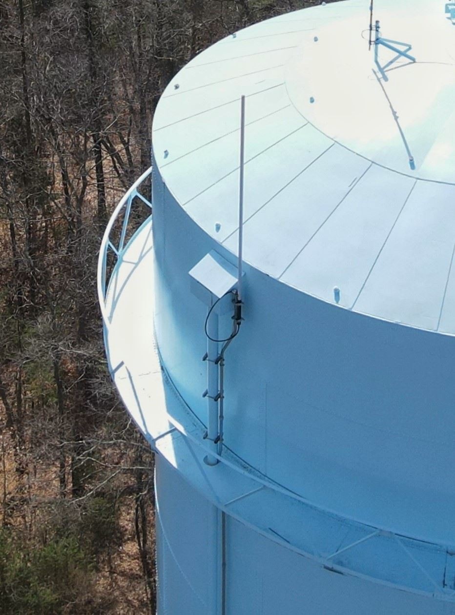 Installation of Electrical Conduit Cable and Antenna at Great Hill Water Tank
